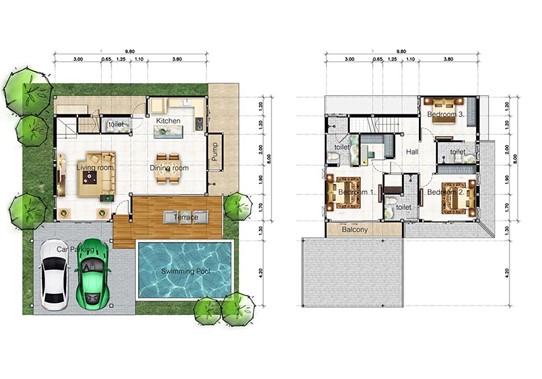 Zensiri Midtown Villas 4br 190sqm 8