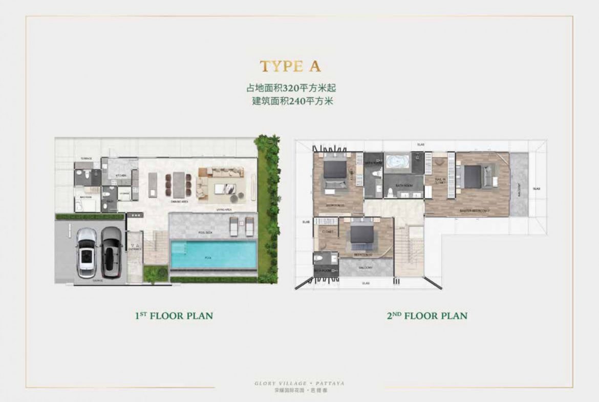 Glory Village Pattaya 3br sqm 8
