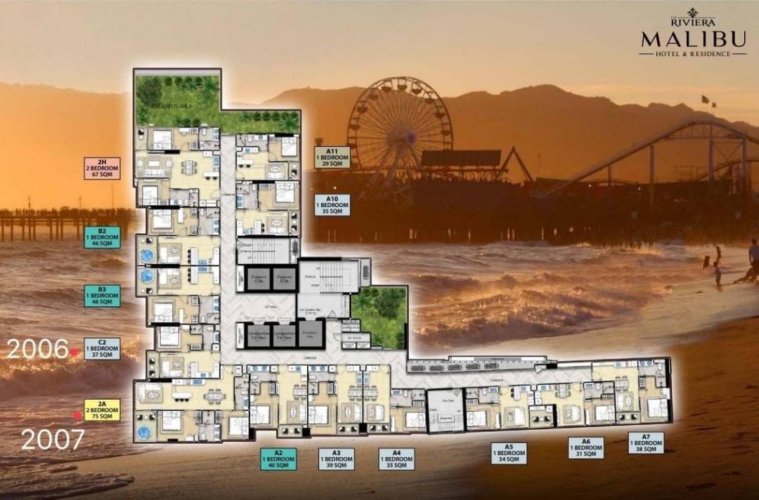 Riviera Malibu 2br sqm 6